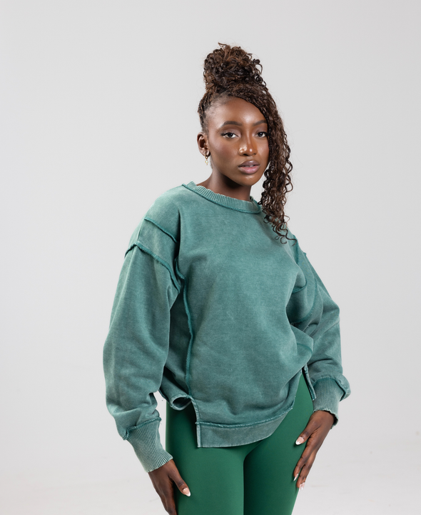 Exposed Seam Sweatshirt