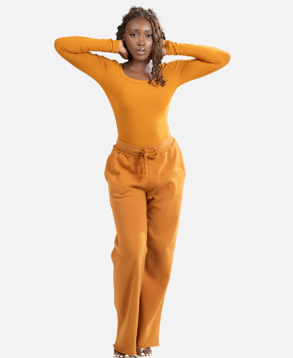 Essential Cotton Flare Joggers