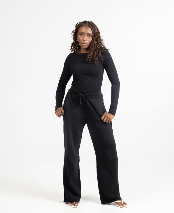 Essential Ribbed Long Sleeve Top