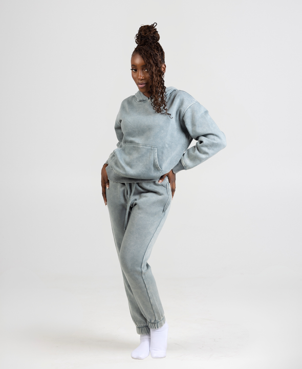 Mineral Wash Hoodie Set