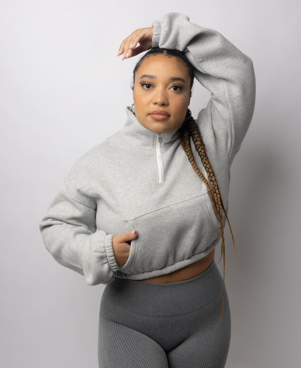 “Zip Me Up” | Cropped Pullover