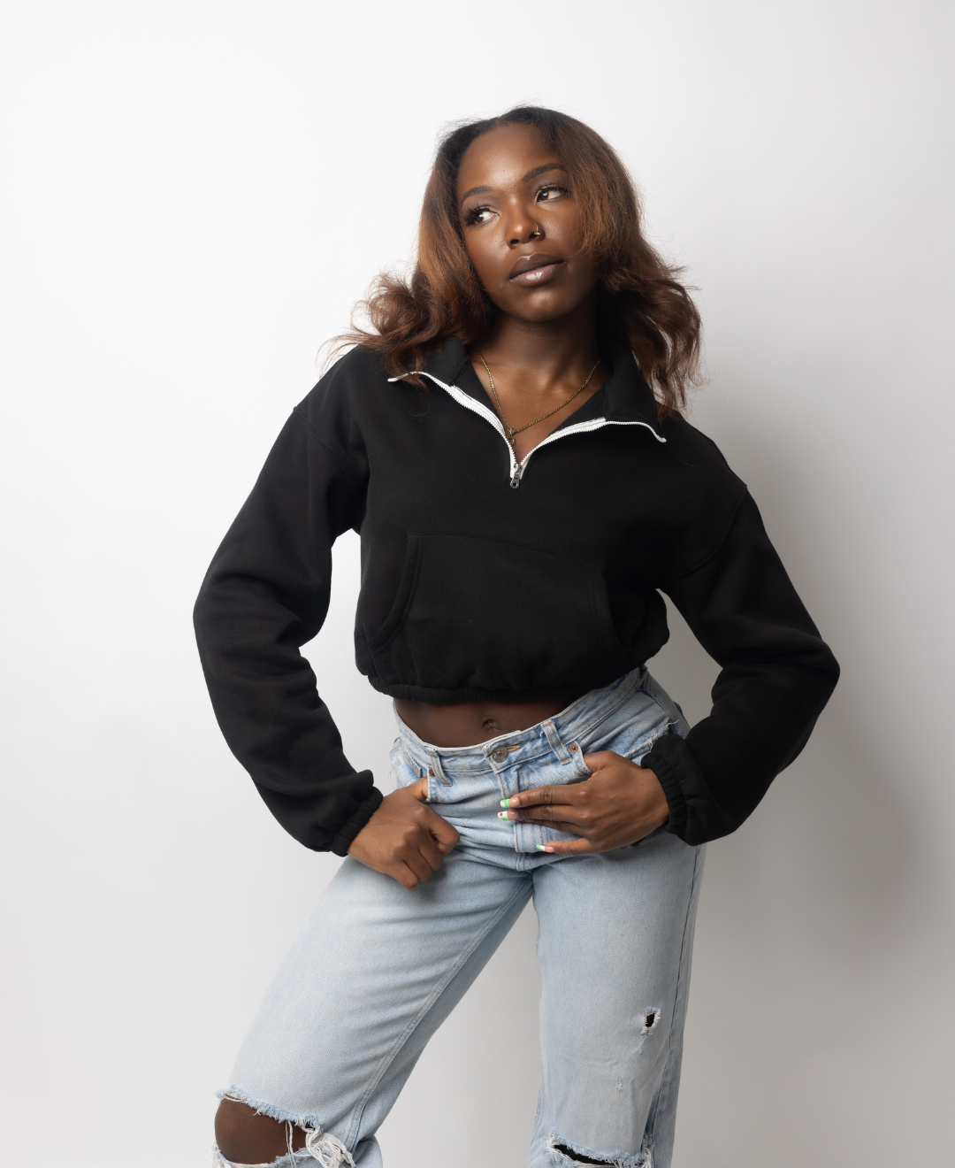 Zip Me Up” | Cropped Pullover – Truly Bonded Zip Me Up” | Cropped Pullover – Truly Bonded