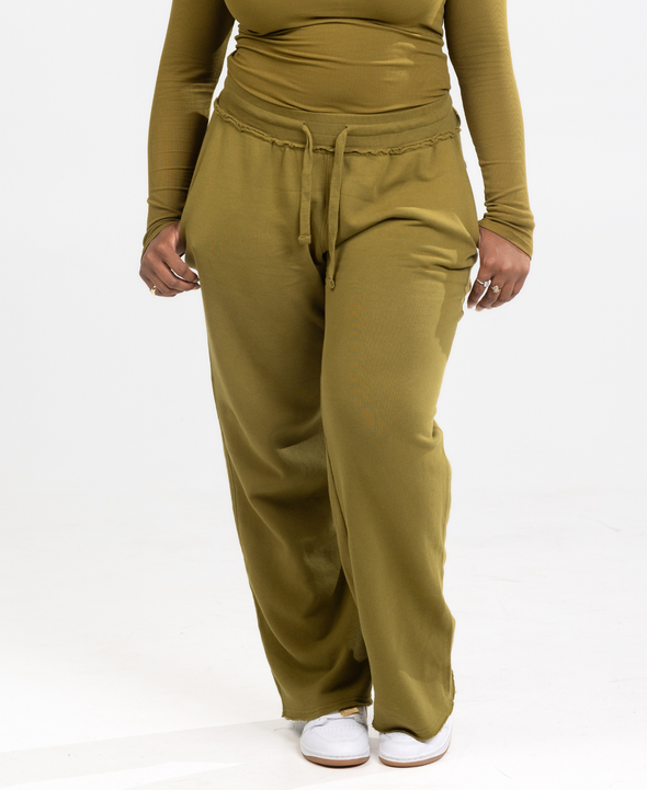 Essential Cotton Flare Joggers