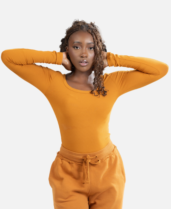 Essential Ribbed Long Sleeve Top