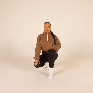 “Zip Me Up” | Cropped Pullover - Truly Bonded