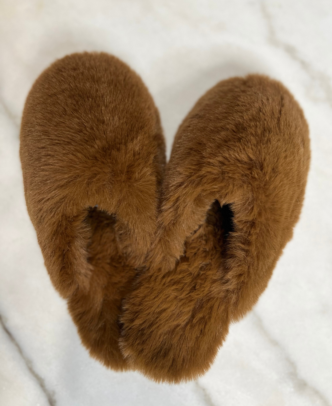 Faux slippers sales